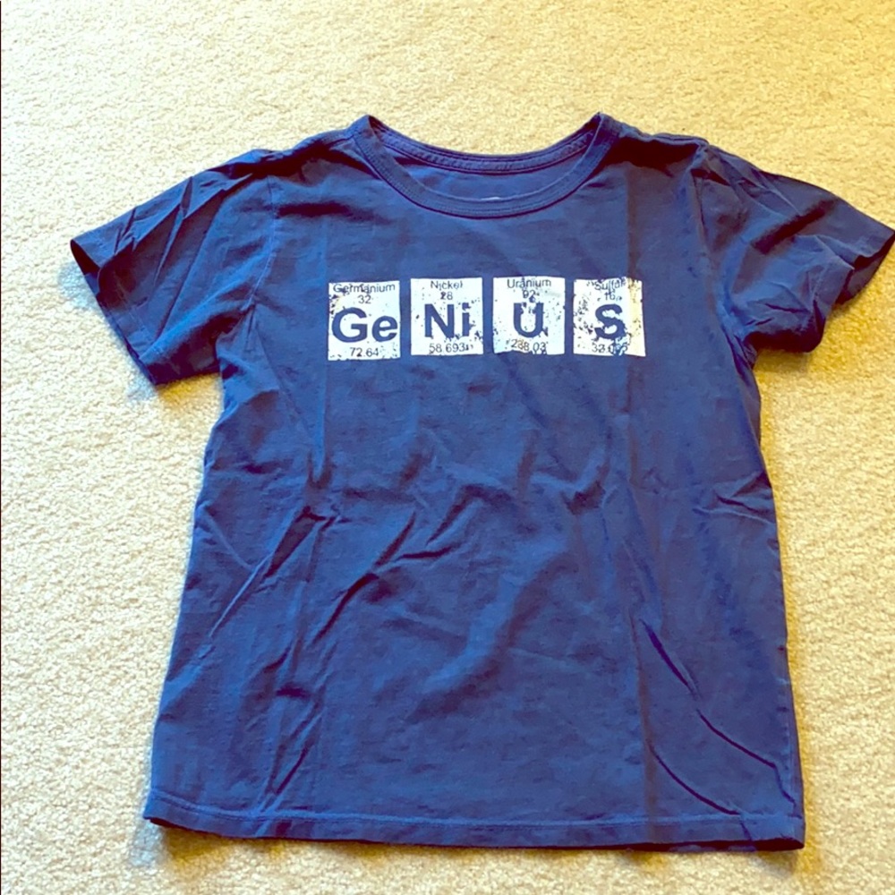 Boys large genius t- shirt
